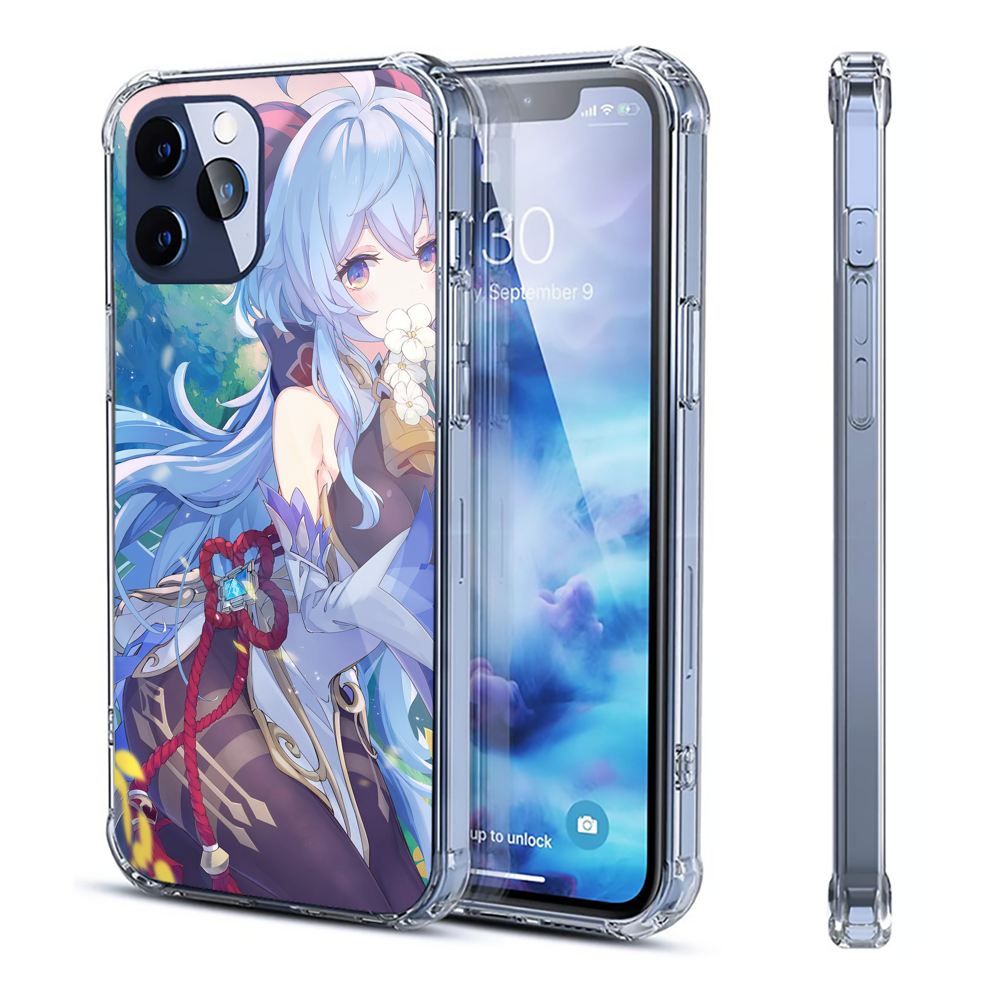 げんし神 genshin 【iPhone 12シリーズ対応】透明スマホケース（クリアソフトケース）